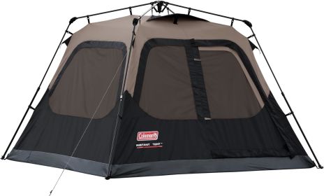 Coleman Camping Tent with Instant Setup, 4/6/8/10 Person Weatherproof Tent with WeatherTec Technology, Double-Thick Fabric, and