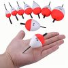 Sougayilang 8pcs/lot EVA Foam Fishing Float; Rod Fishing Tackle 1g-30g