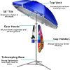 Ultimate Wondershade - Portable Sun Shade Umbrella for Instant Lightweight and Adjustable Sun Protection - Blue