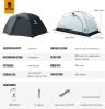 Stella 4 Season Camping Tent Backpacking 2 Person Waterproof Lightweight Easy Setup Instant 3000mm Waterproof Rating O