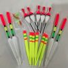 15pcs Fishing Floats Set; Fishing Floats With Rubbers; Fishing Bobbers; Fishing Buoys; Fishing Tackle