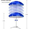 Ultimate Wondershade - Portable Sun Shade Umbrella for Instant Lightweight and Adjustable Sun Protection - Blue