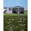 Dual-Use Pop Up SUV Tent for Camping, 12x12 Ft Outdoor Gazebo Screen Tents, SUV Tailgate Tent for Family Vehicle Camping