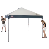 Coleman Straight Leg Instant Outdoor Canopy Shelter, 10 x 10, Tan & Black