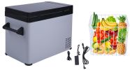 Mini Refriger for Car, DC12/24V, -7.6°F to 68°F, Car Refrigerator, Mini Freezer for Driving, Travel, Fishing, Outdoor or Home Use 52qt