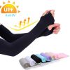 2peices Sun UV Protection Ice Cool Sleeves Sport Arm Sleeves Unisex Cycling Running Fishing Climbing Arm Cover Hide Tattoos